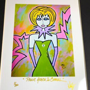 Lorna Wallace - 2009 - "Panic Attack In Chanel" Ltd Ed Print - Signed #1 of 250